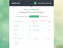 Tablet Screenshot of iskole.com